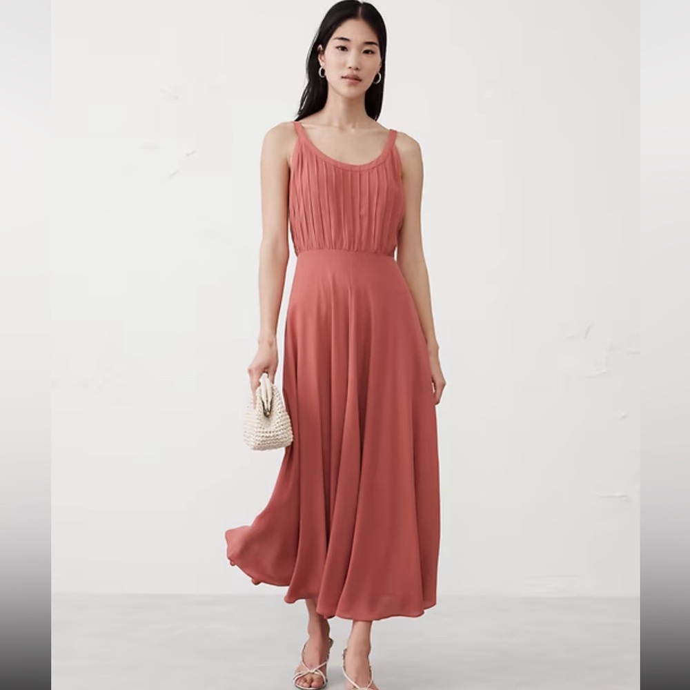 Banana Republic Scoop-Neck Midi Dress